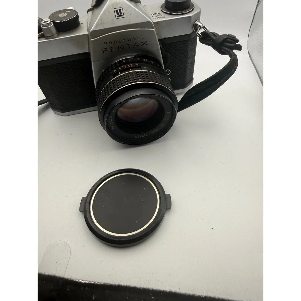 Honeywell Pentax SP 1000 35mm SLR Film Camera with SMC Takumar 55mm f2 Lens